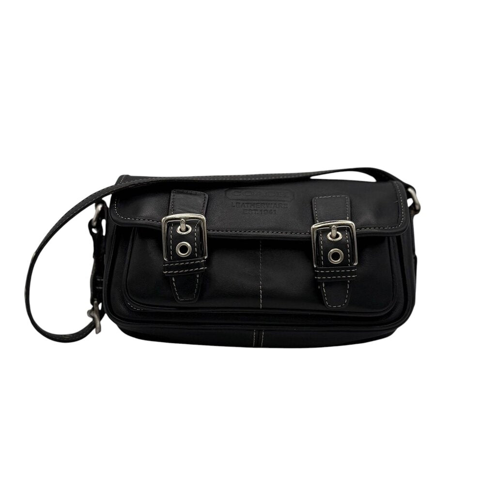 Bleeker Double Buckle Handbag