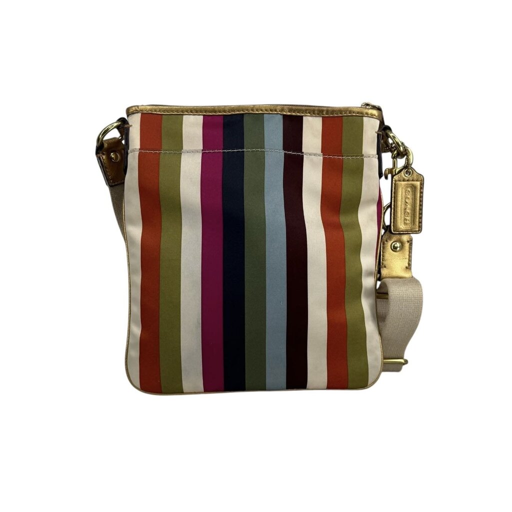 Julia Striped Satin Crossbody Bag