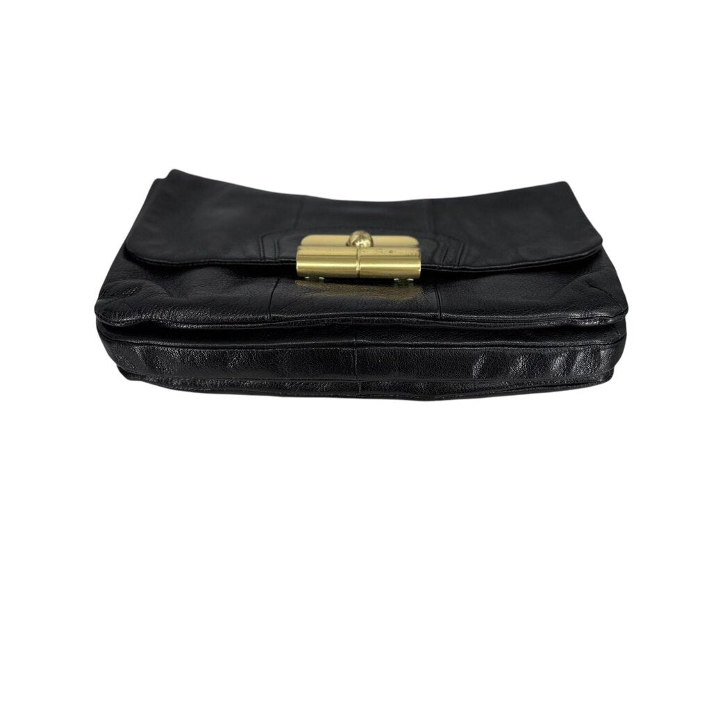 Vintage Kristin Leather Flap Shoulder Bag