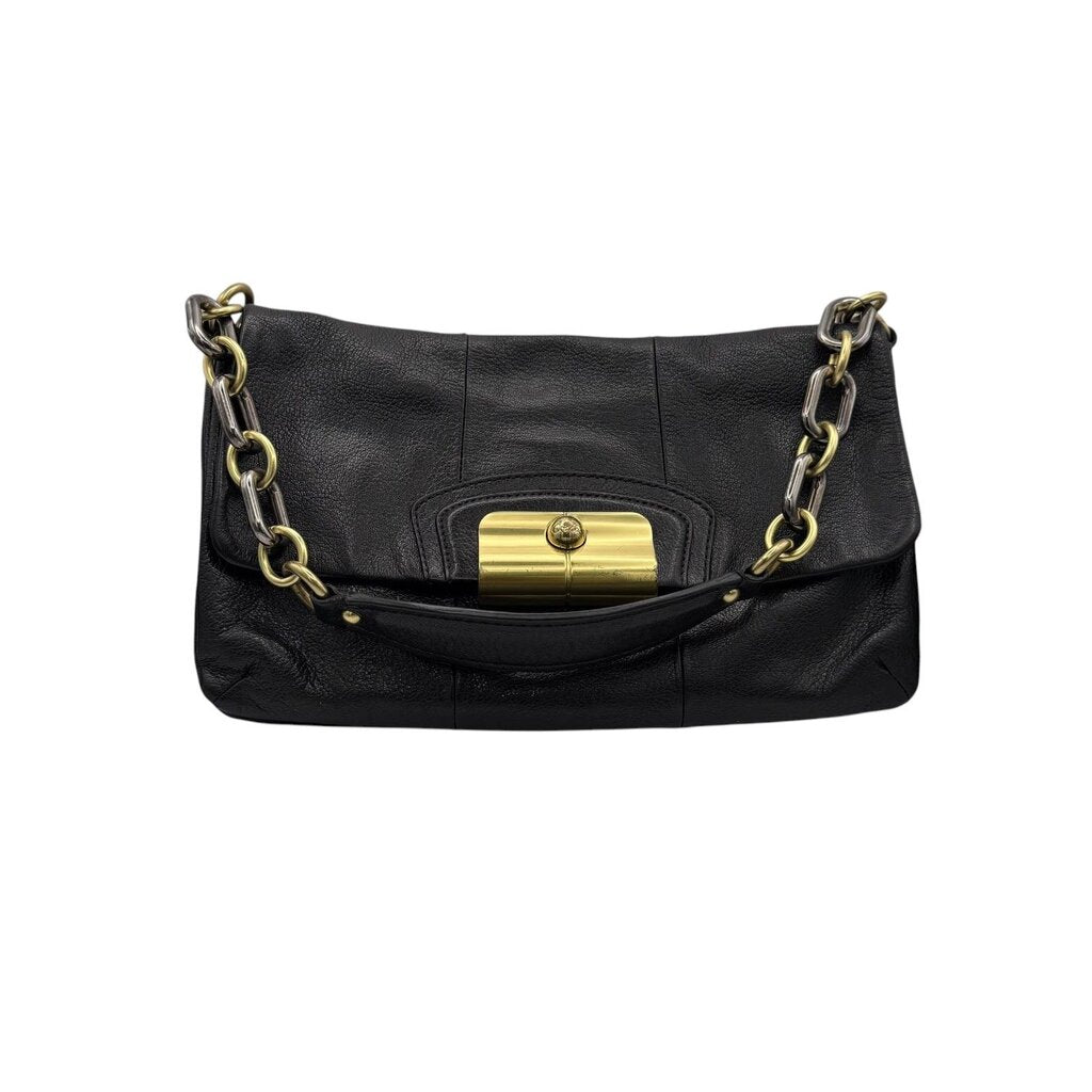 Vintage Kristin Leather Flap Shoulder Bag