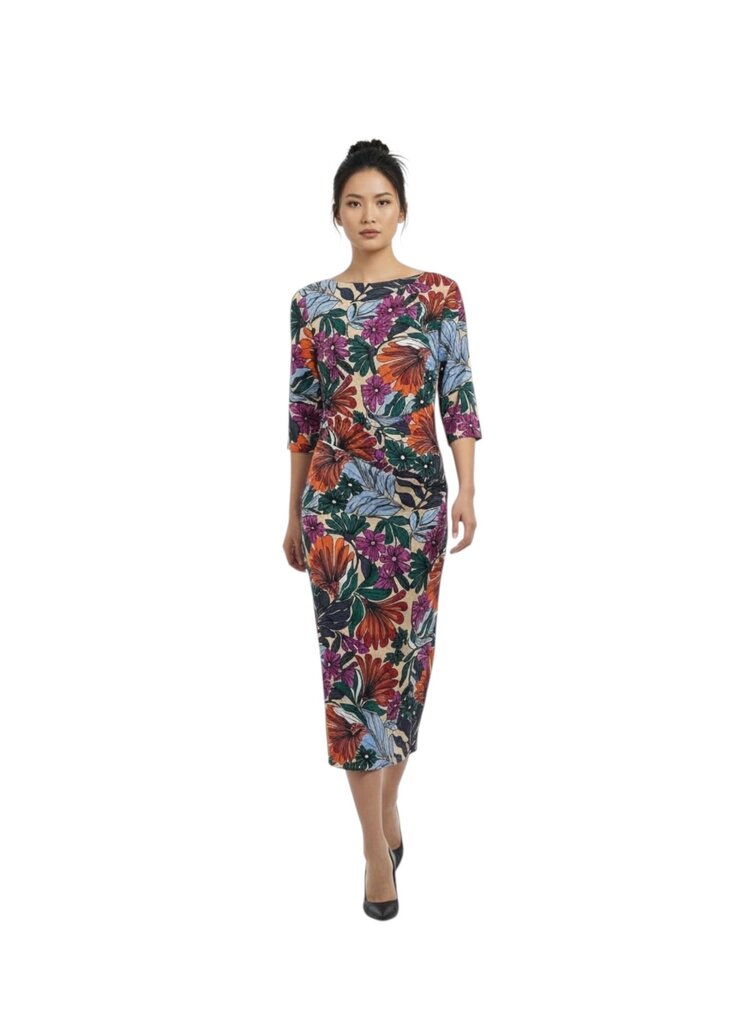 Floral Ruched Sheath Midi $1190 / HD6