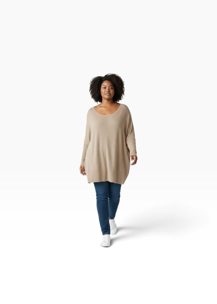 Cashmere Oversized Pullover / HE6