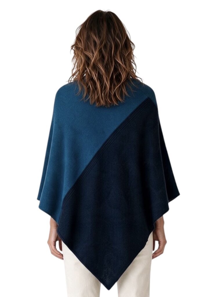 Cashmere Color Block Poncho $264 / IB6