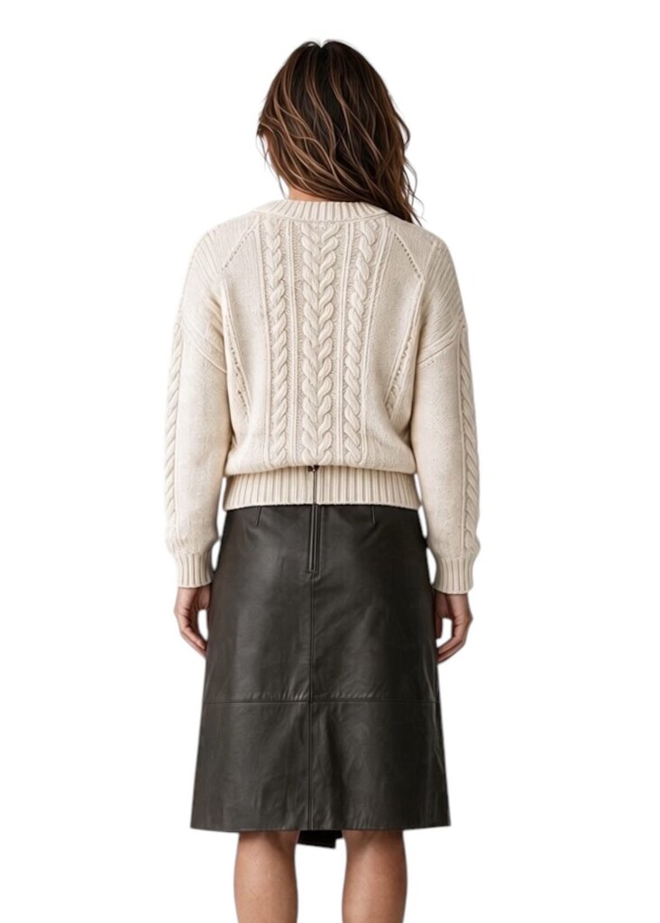 Leather Belted Midi $350/JC6