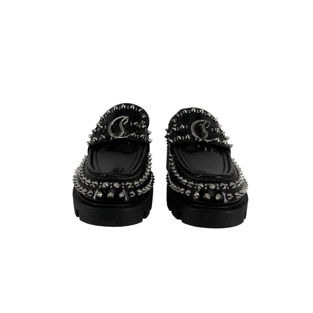 Moc Lug Spike Leather Loafers