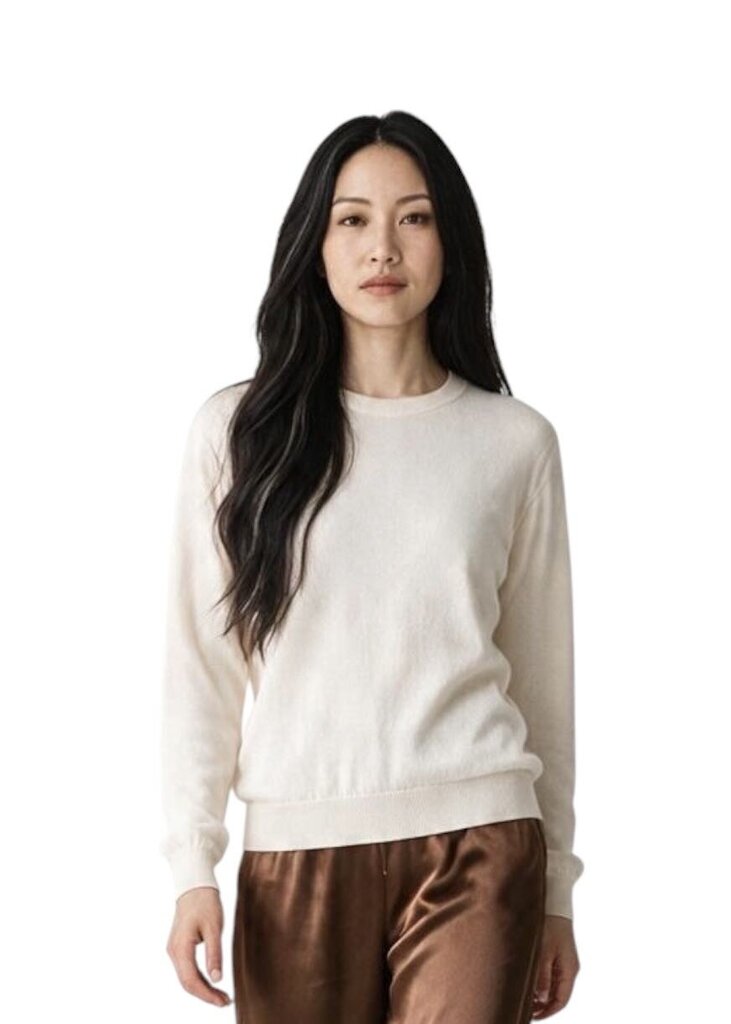 Silk & Cashmere Crewneck Sweater