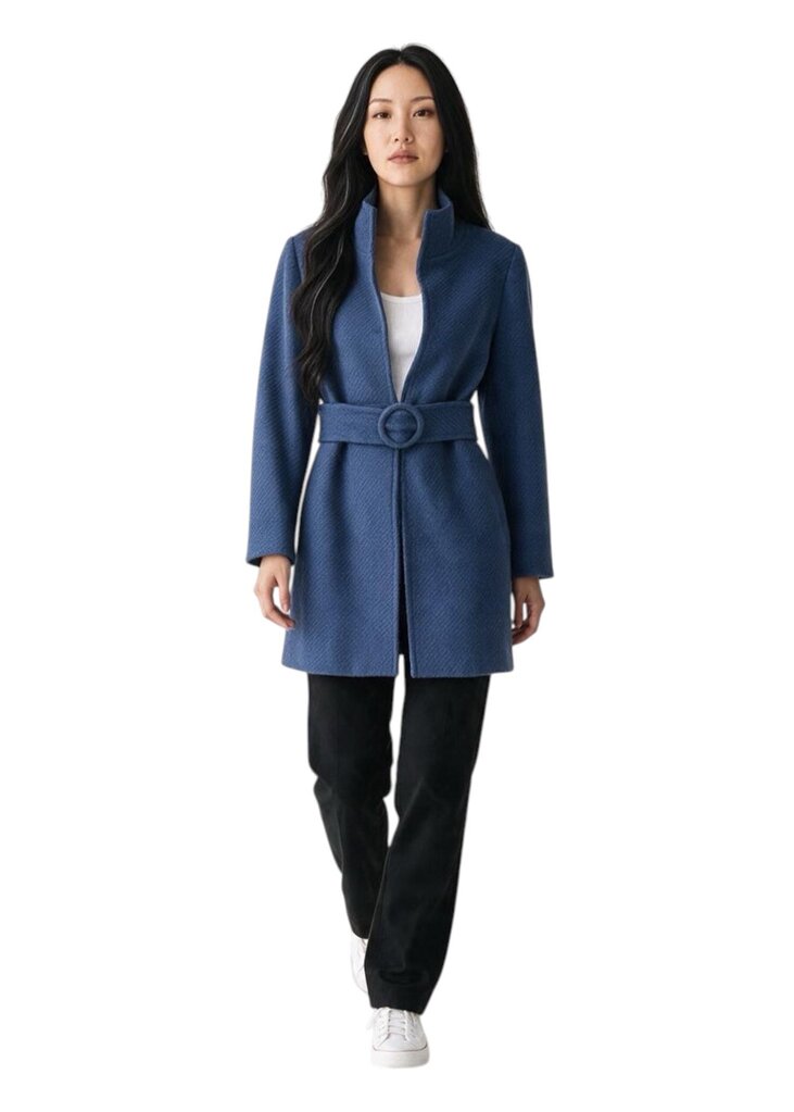 Arden Belted Funnel Neck