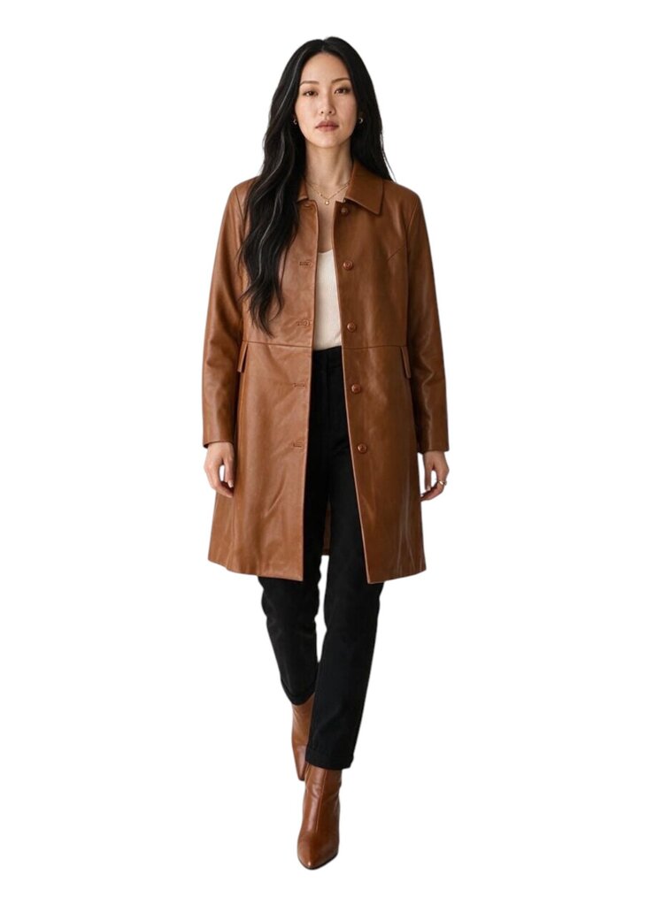 Joplin Vegan Leather Coat
