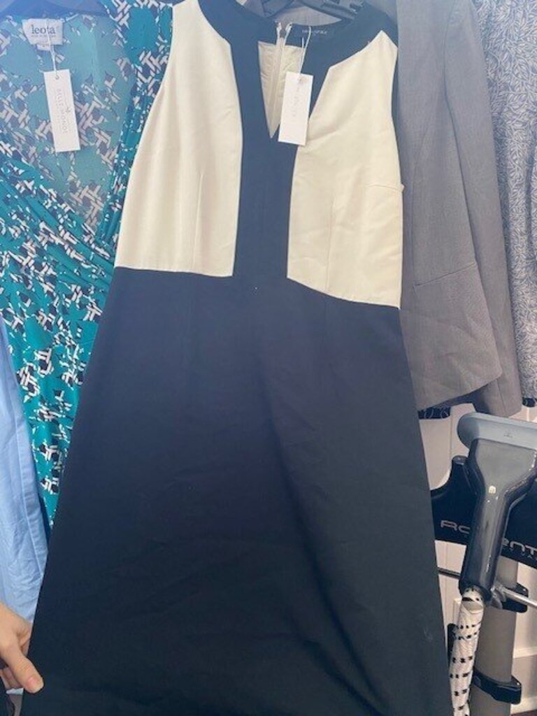 Vneck Sleeveless Midi Colorblock/EE6