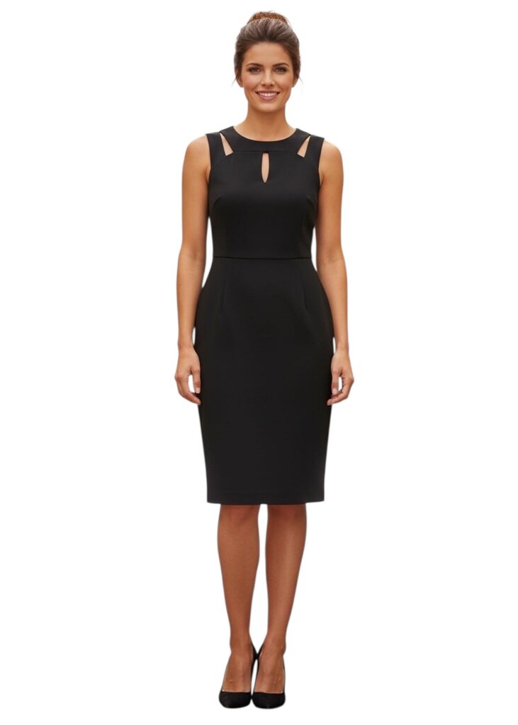 Mi Jong Lee Cutout Sheath Midi Dress