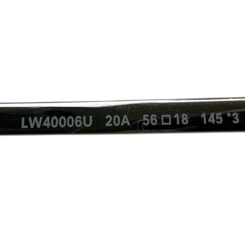 Loewe L40006U Leather Banded Wayfarer Tinted Sunglasses