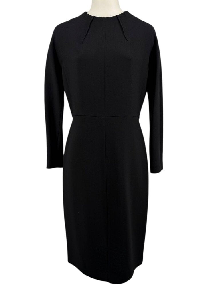 Moscadello Dart Neck Sheath Dress