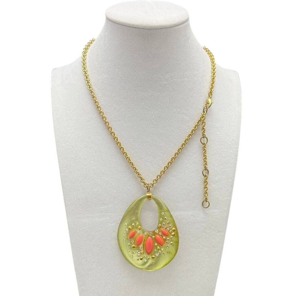 ABittar Lucite Crystal Pendant