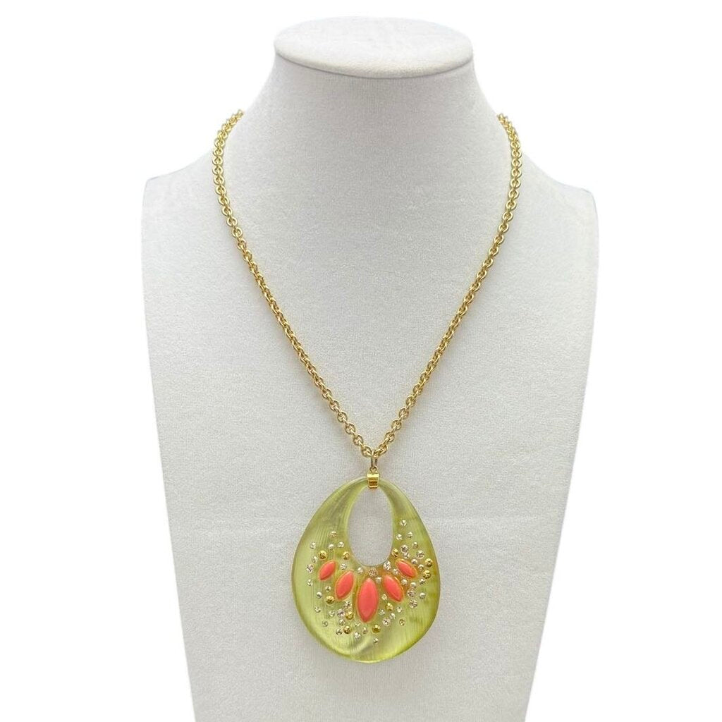 ABittar Lucite Crystal Pendant