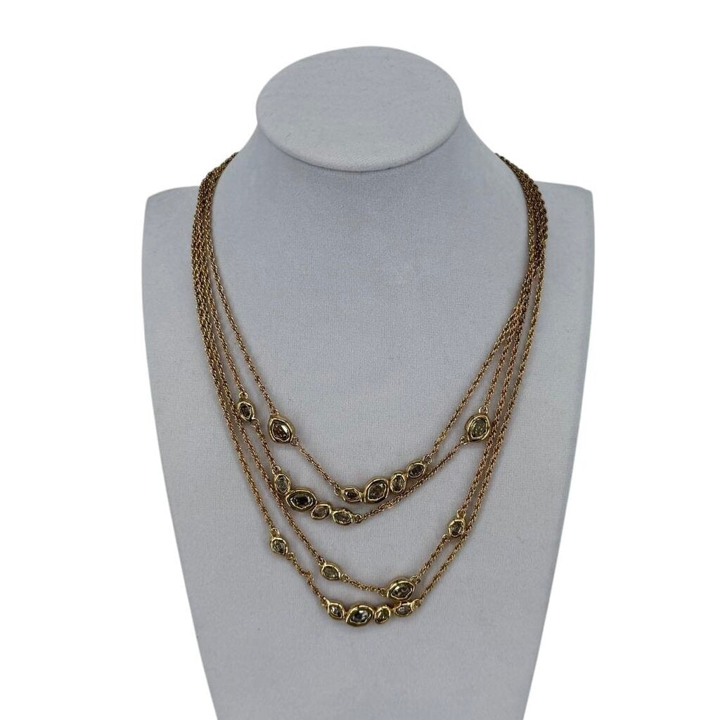 Elements Multi Strand Crystal Necklace