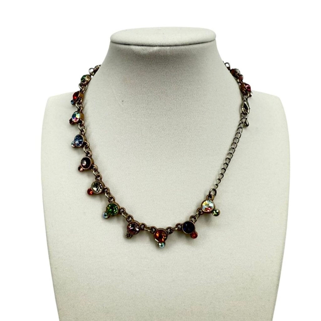 Multicolor Swarovski Crystal Choker