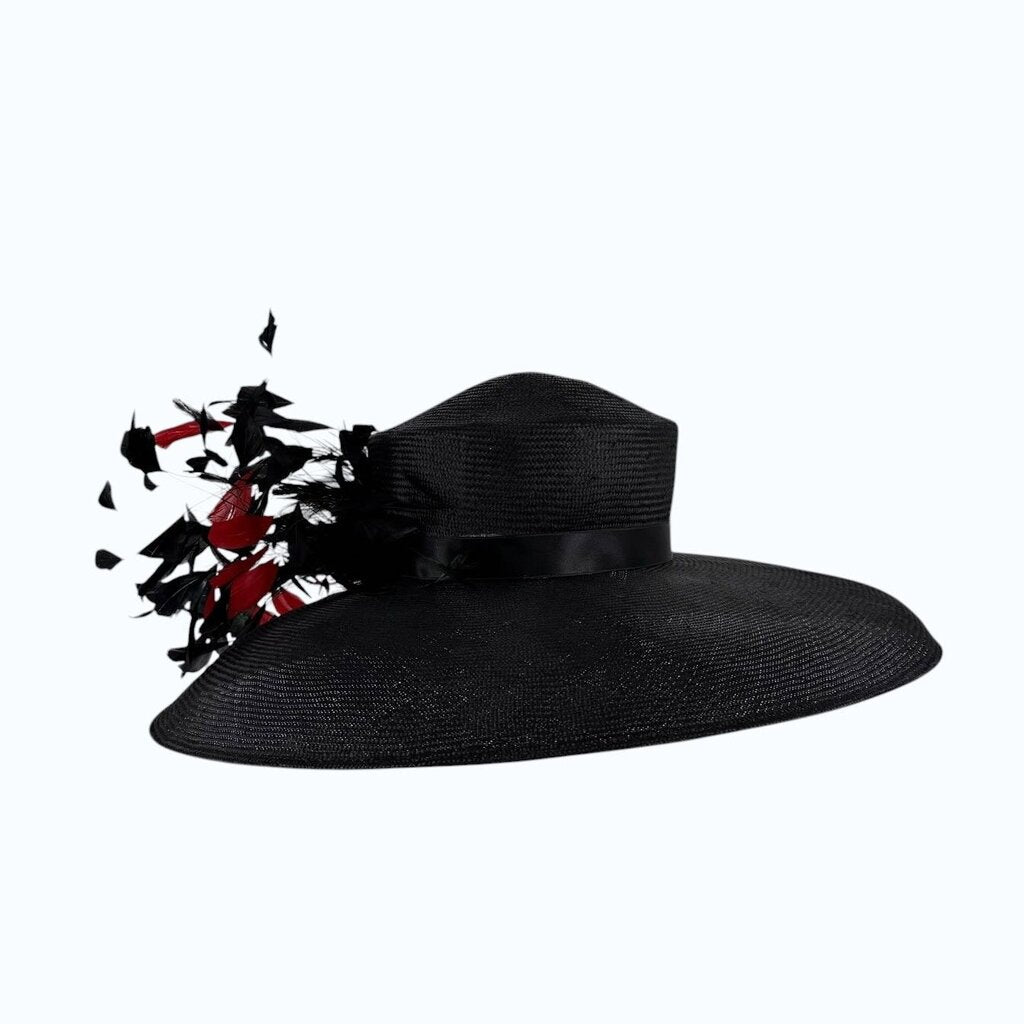 Feather Mushroom Brim Hat