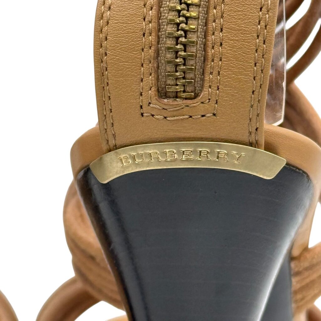 Burberry Strappy Stiletto Sandals / EE4