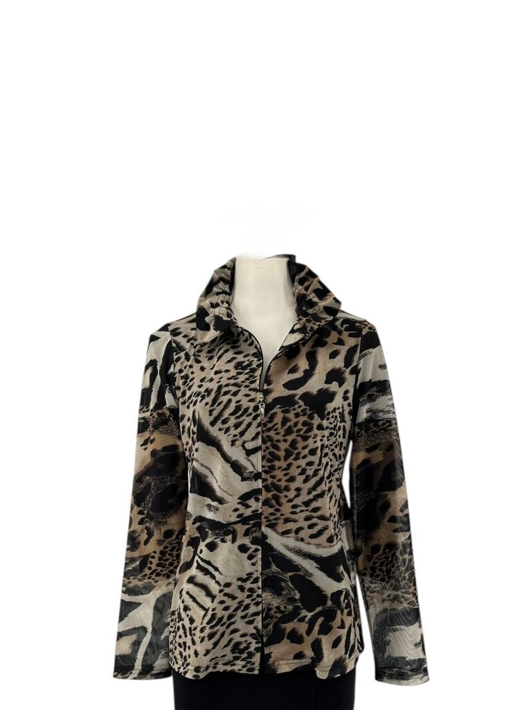JRibkoff Cheetah Mesh Jacket 249 / GE4