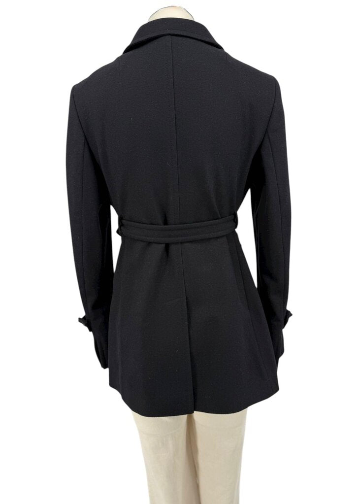 Military Belted Wool Jacket