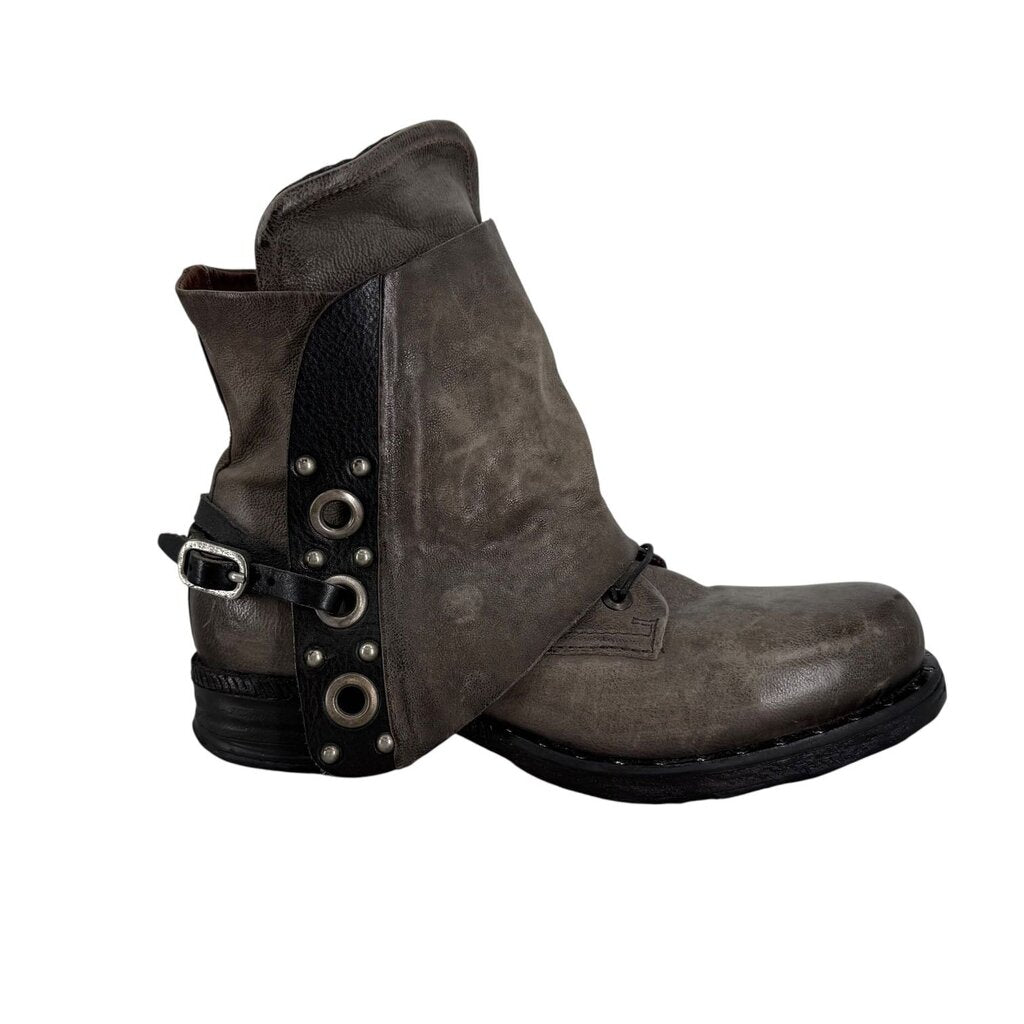 AS 98 Gray Scanlon Biker Boot (NWT) \ IB5