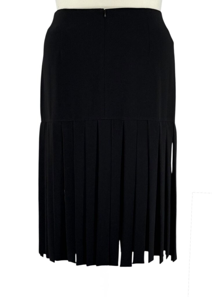 Pleated Bottom Midi Skirt