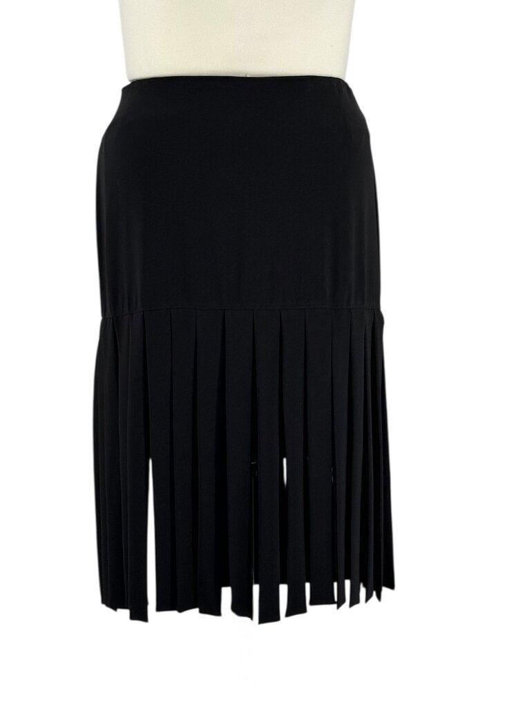 Pleated Bottom Midi Skirt