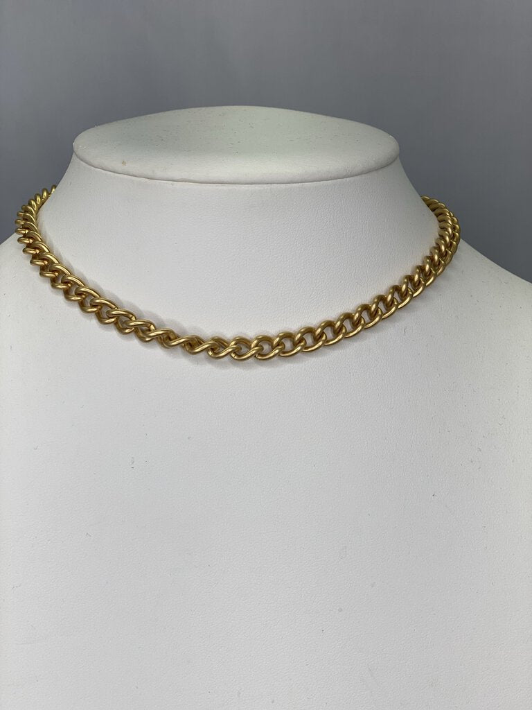 Pame Cuban Rocker Chain w Baroque Pearl / IB4