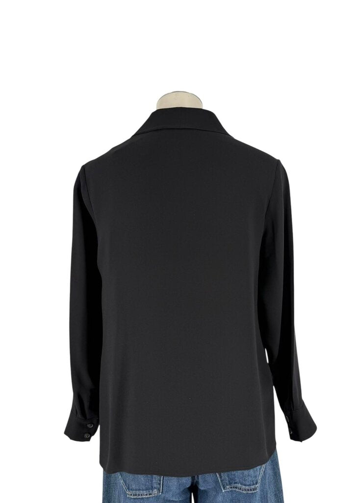Black Criss Cross Blouse