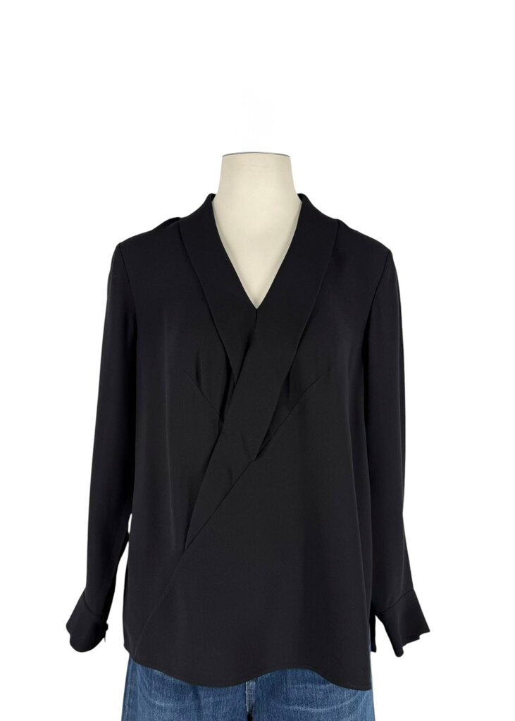 Black Criss Cross Blouse