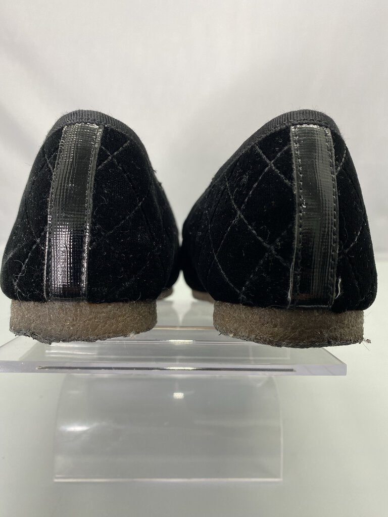 Black Velvet Loafers /IB4