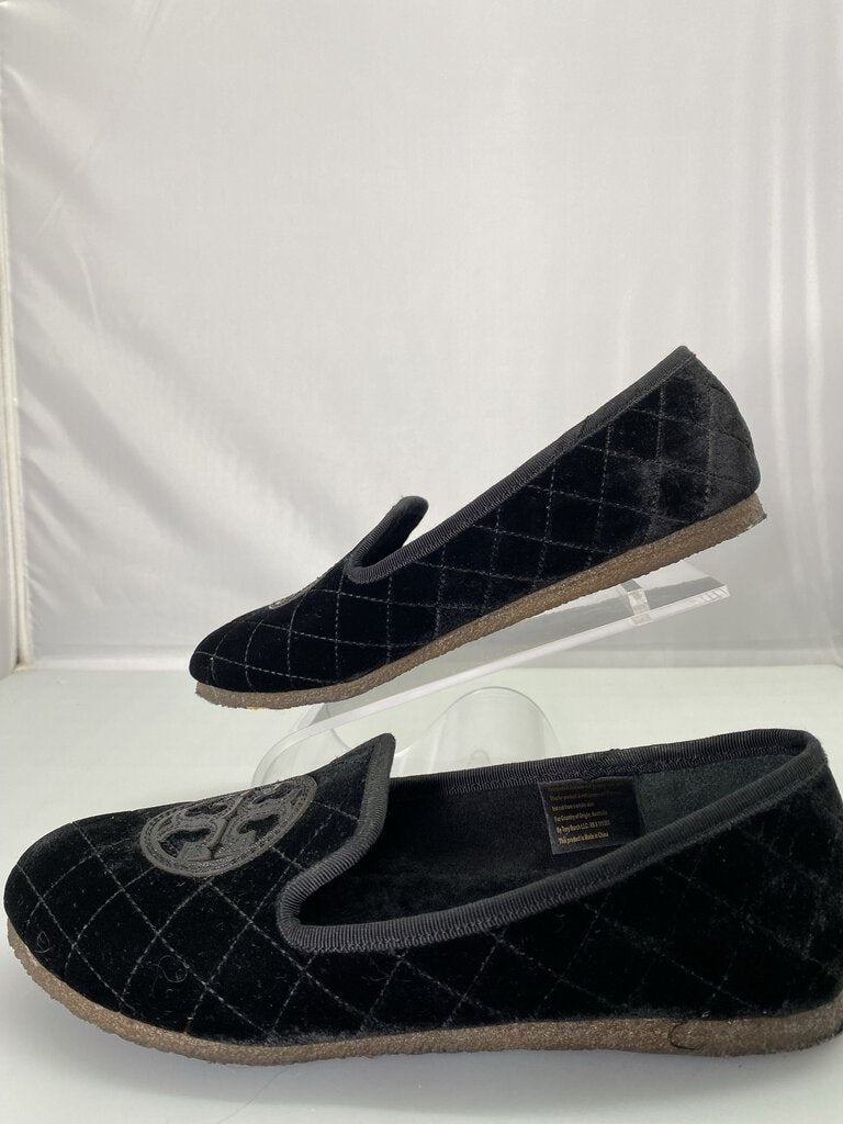 Black Velvet Loafers /IB4