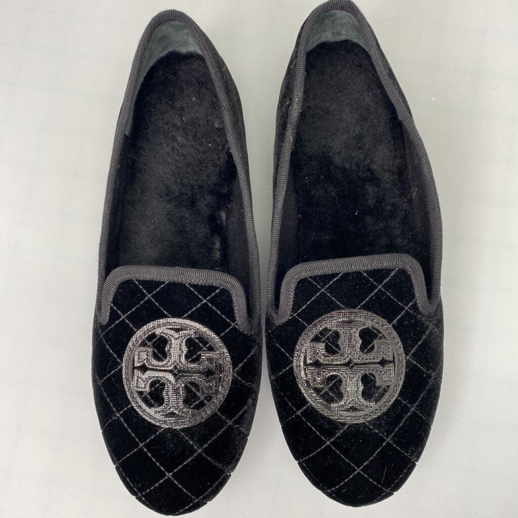 Black Velvet Loafers /IB4