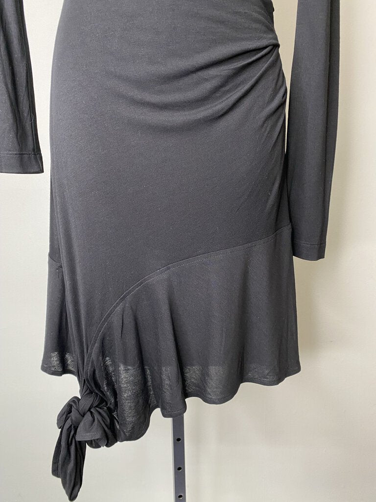 Black Side Rouched Off Shoulder \ ID4