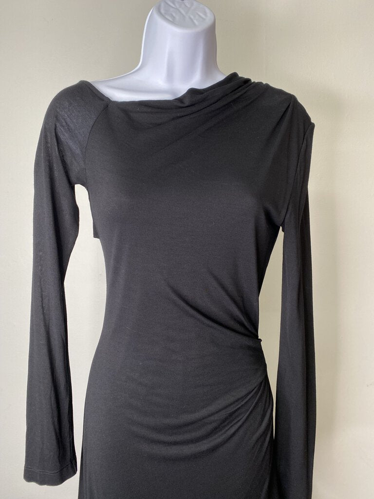 Black Side Rouched Off Shoulder \ ID4