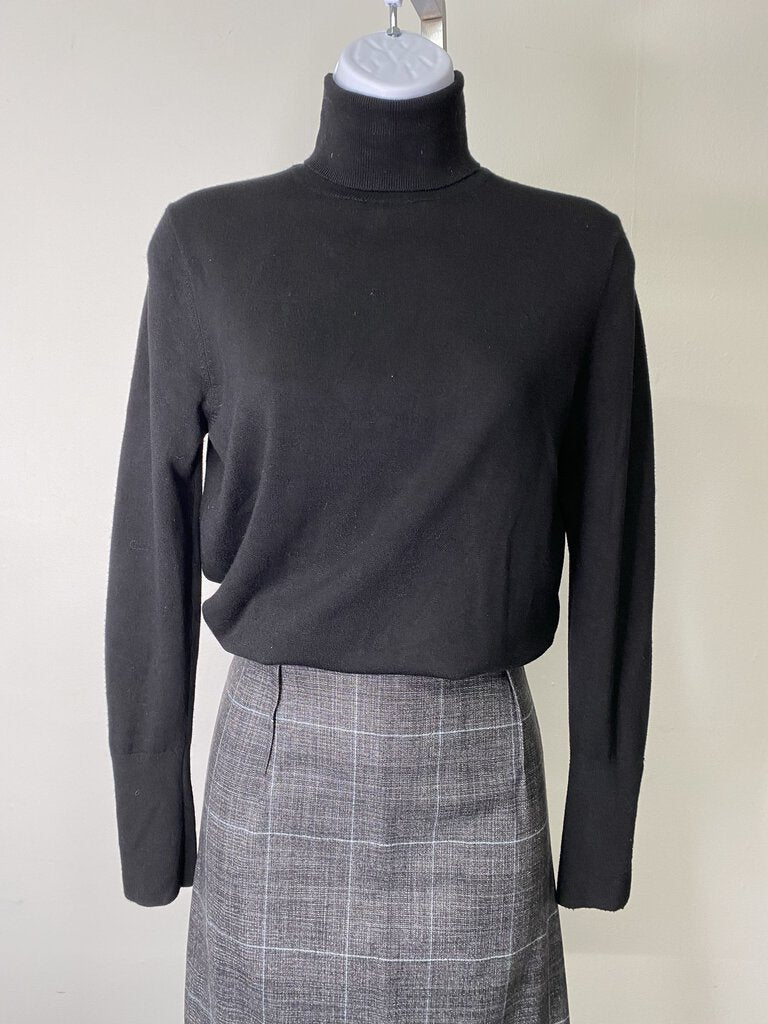 Black/Blue Midi w/ Embellished Trim / JA4