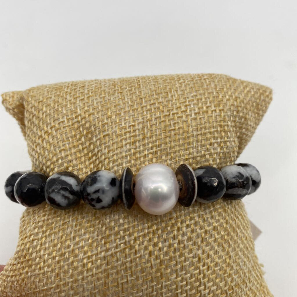 Blk/Wh Agate w Pearl / JD4