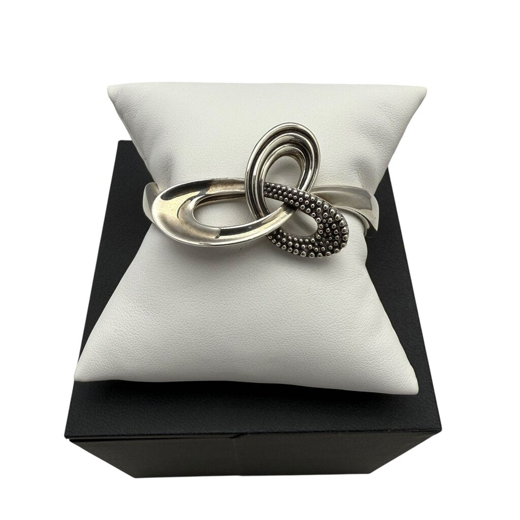 Lagos Pirouette Caviar Knot Bangle 695 \ LB4
