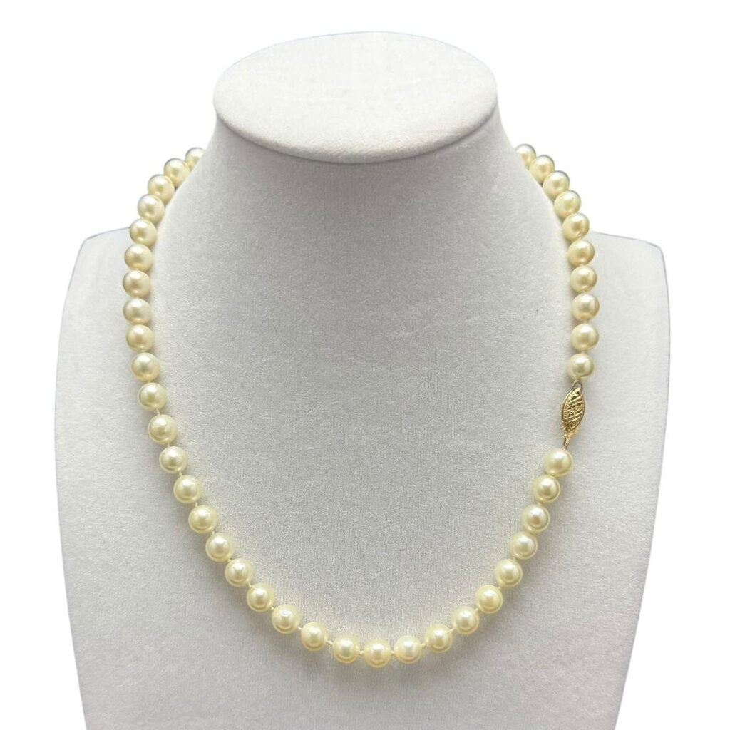 90" Hand tied Long Real Pearls