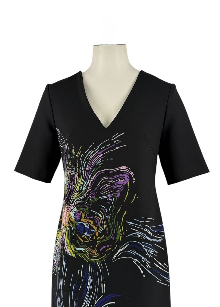 V-Neck Butterfly Midi Dress