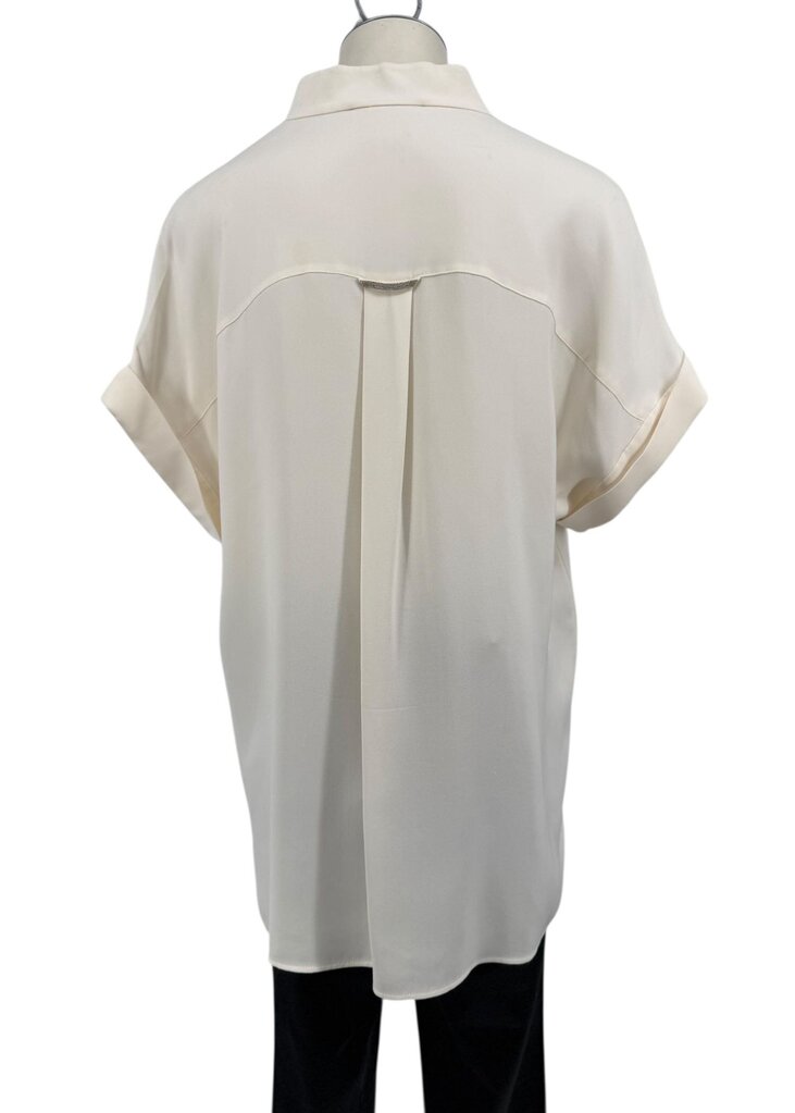 Short Collar Hidden Button / EE5