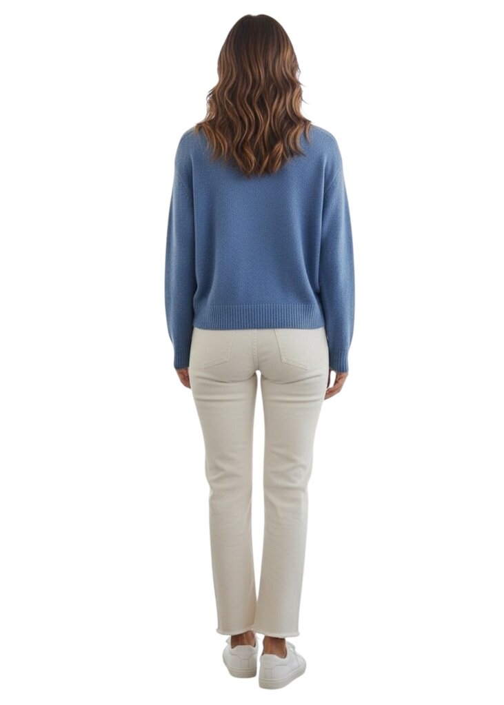 Cropped Split Hem Jeans