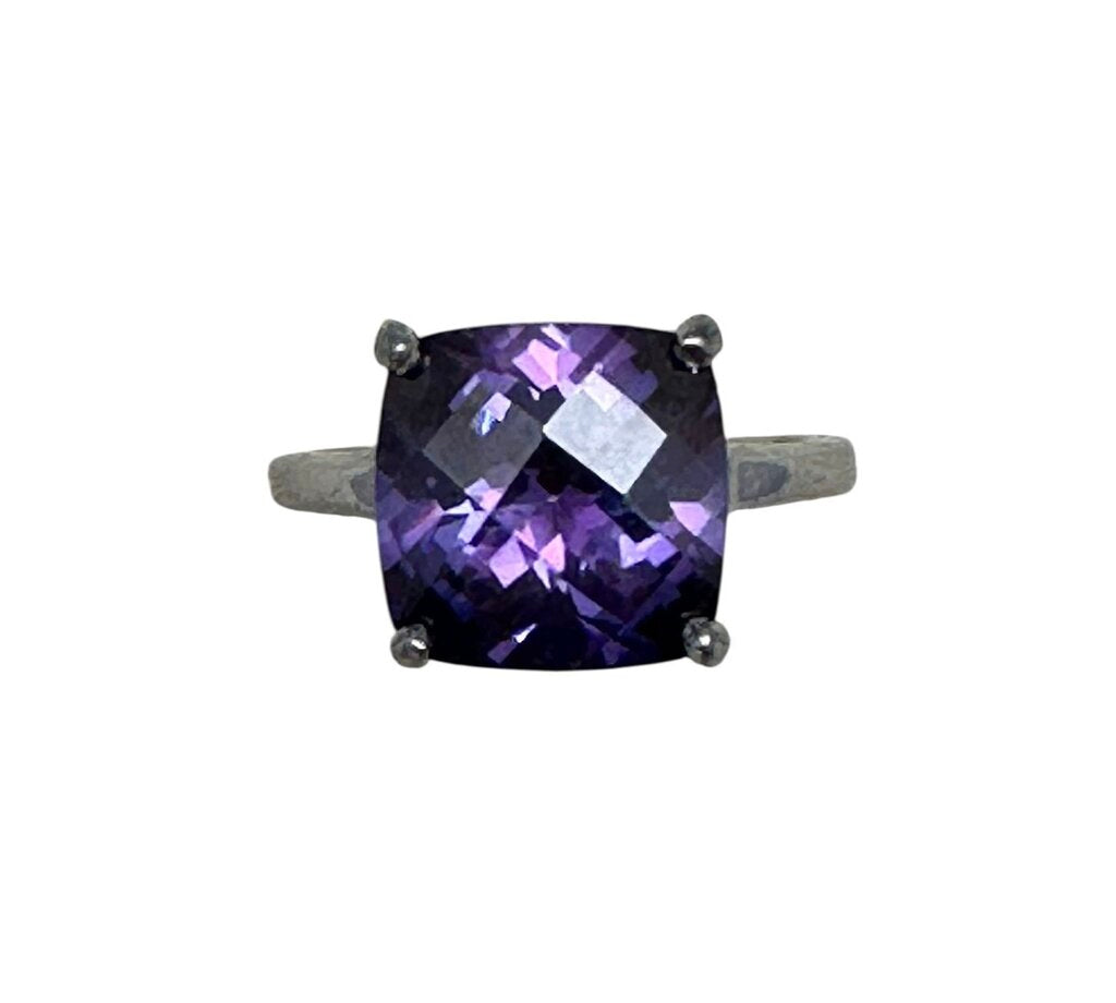 Amethyst SS Square Tiffany Setting / FC5