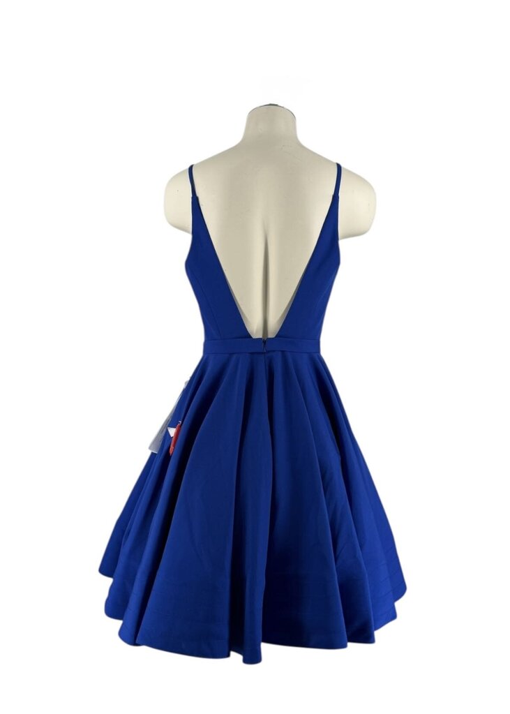 Mac Duggal Ieena Backless A-Line Flare Mini Dress