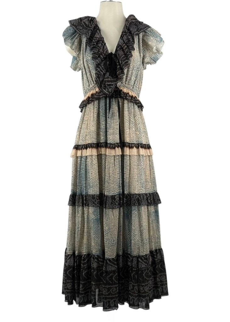 Arisa Tiered Ruffle Maxi Dress