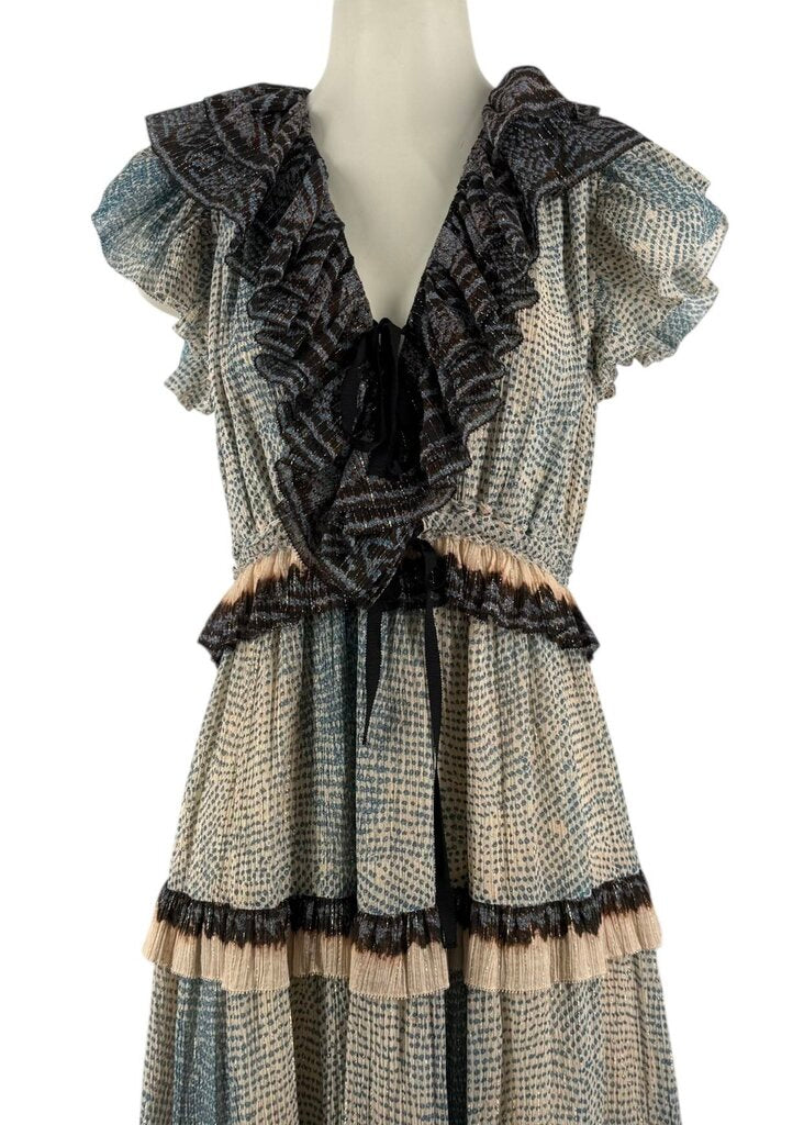 Arisa Tiered Ruffle Maxi Dress