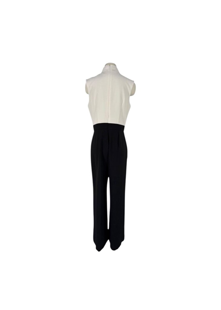 Coloblock Mock Neck Jumpsuit