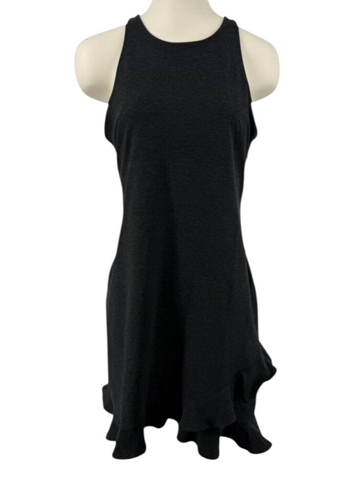 Ruffled Up High Neck Dress