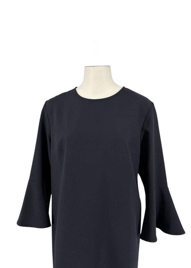 Bell Sleeve Tunic Shift Midi Dress