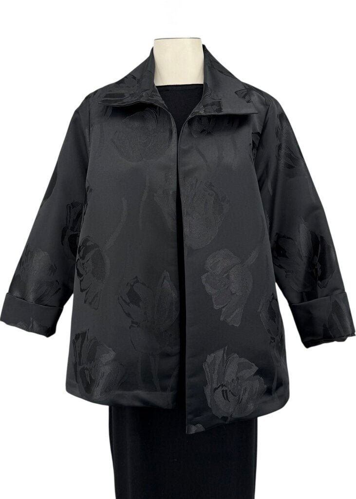 Tulip Jaquard Box Stand Up Collar